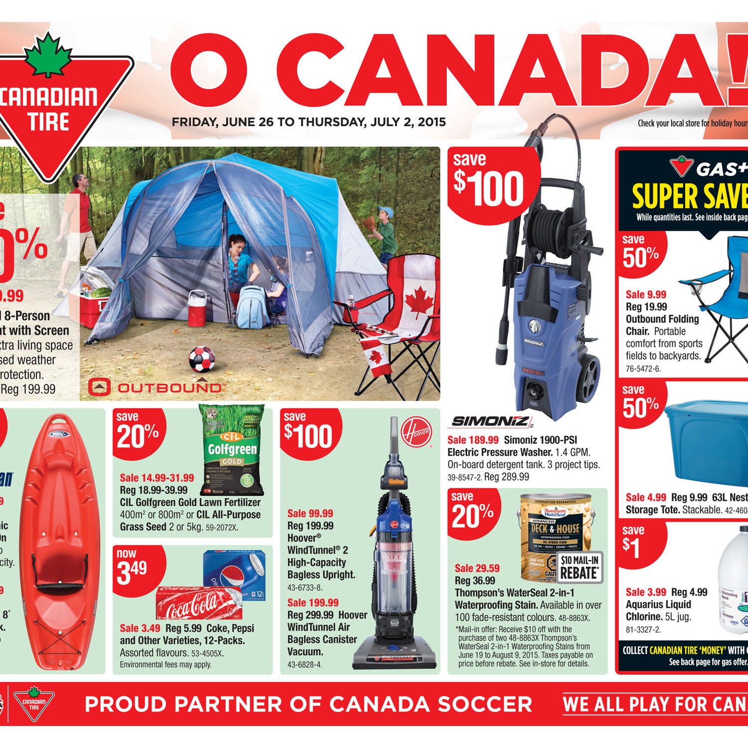 Canadian Tire Weekly Flyer Weekly O Canada Jun 26 Jul 2