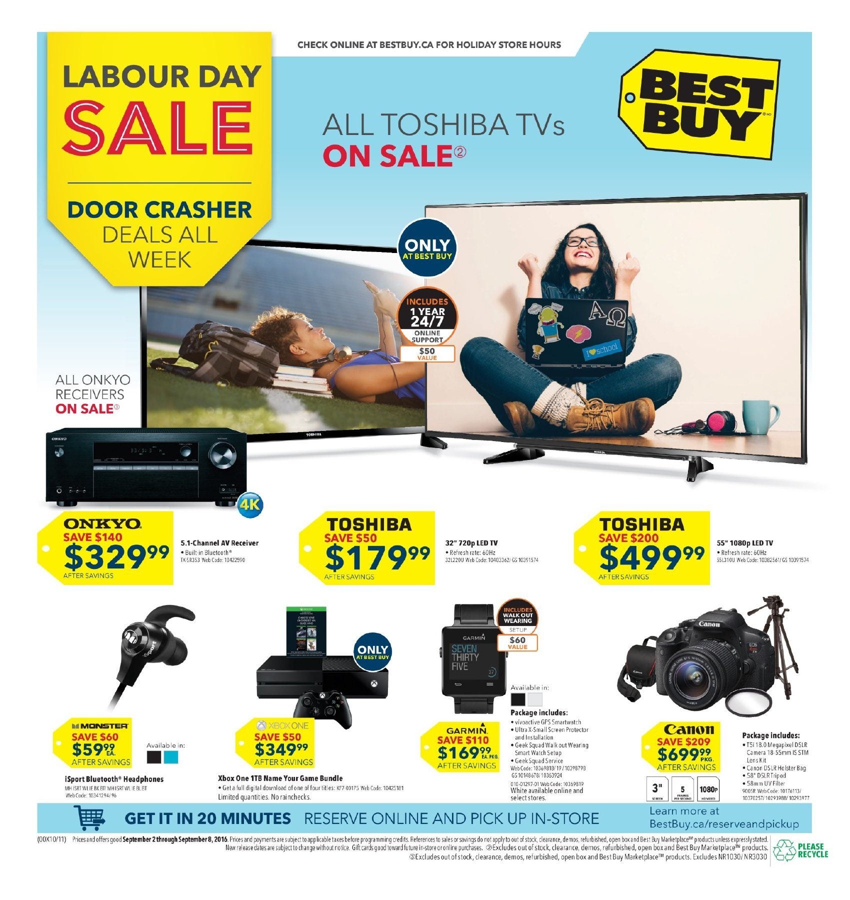 Best Buy Weekly Flyer Weekly Labour Day Sale Sep 2 – 8