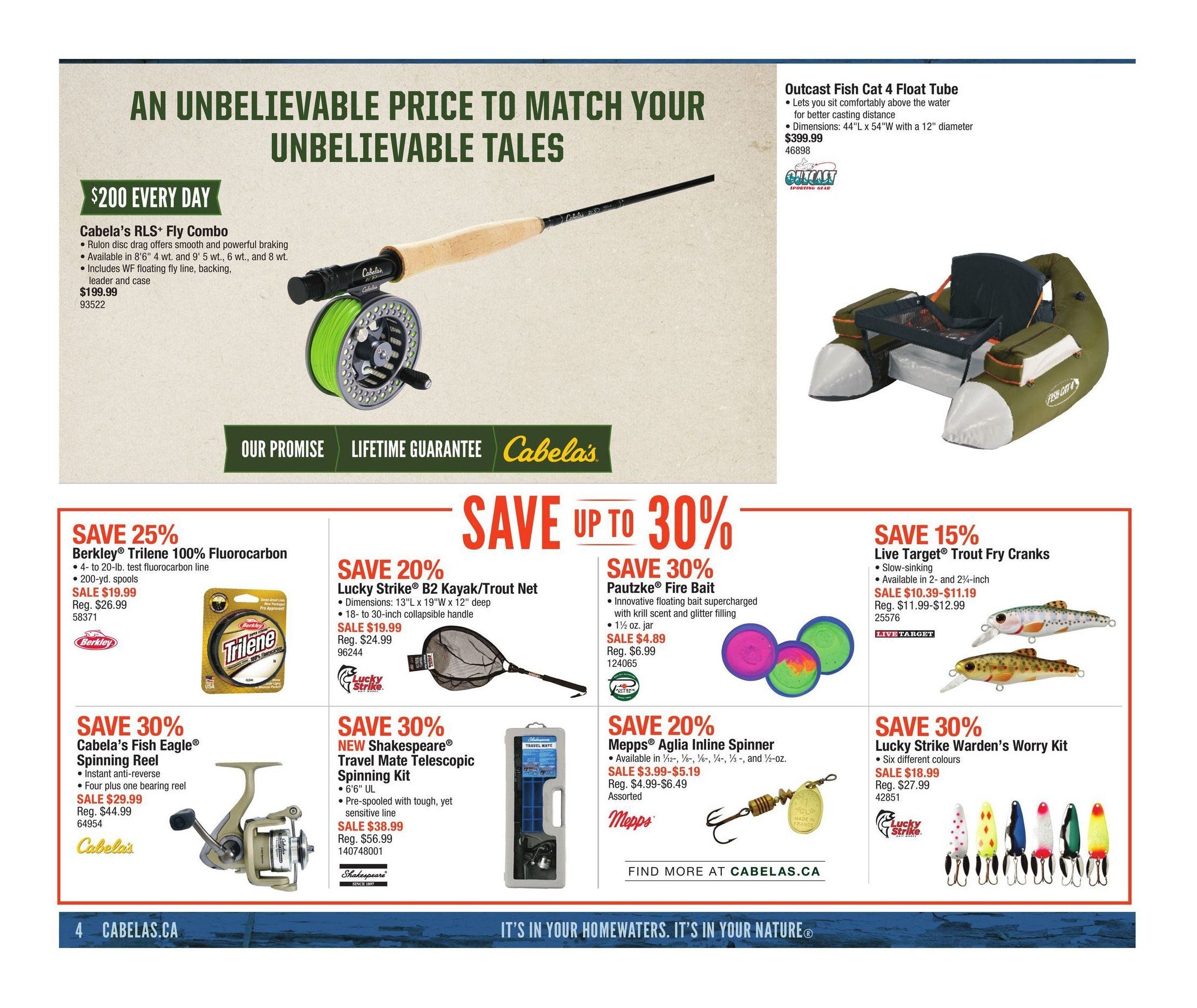 Cabelas Weekly Flyer - Spring Great Outdoor Days - Apr 6 – 19 