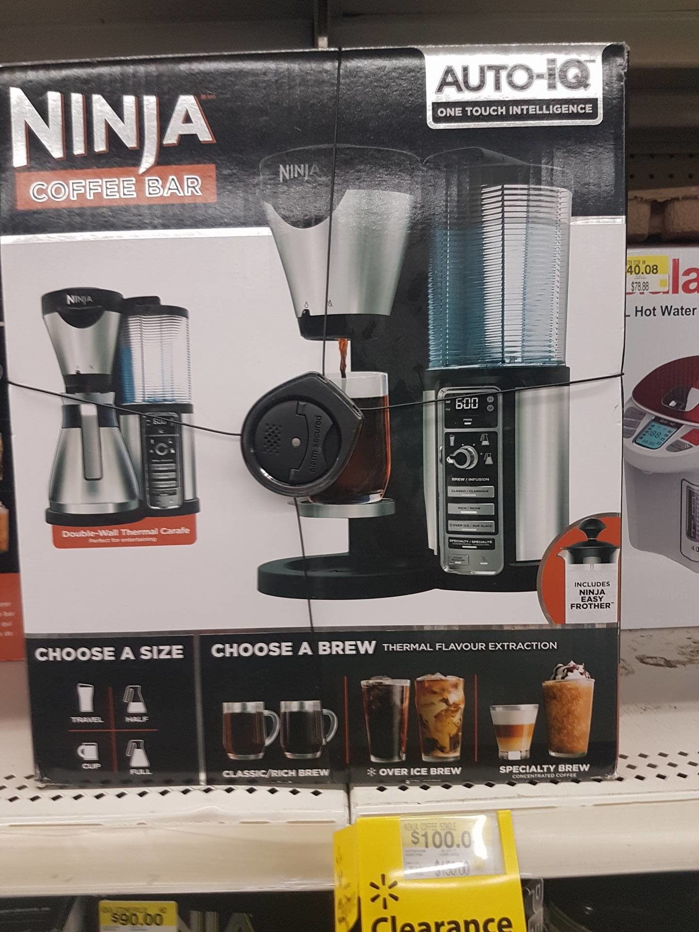 Ninja Coffee Bar Auto-iQ Brewer with Glass Carafe 