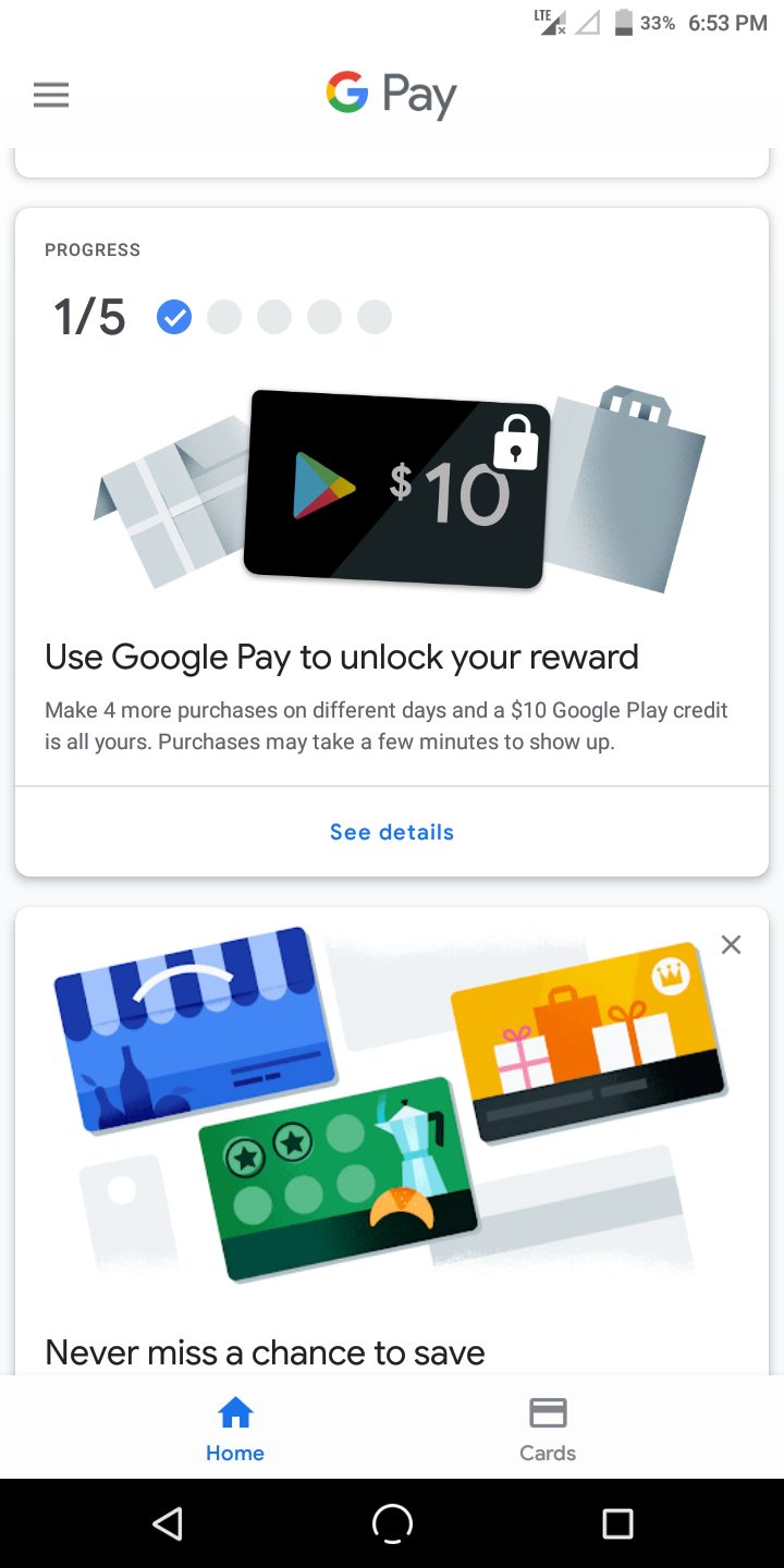 google pay on google play