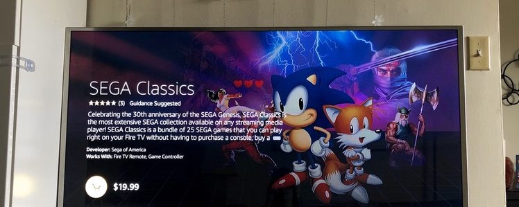 Play Sonic on your  Fire TV with our Deal of the Day