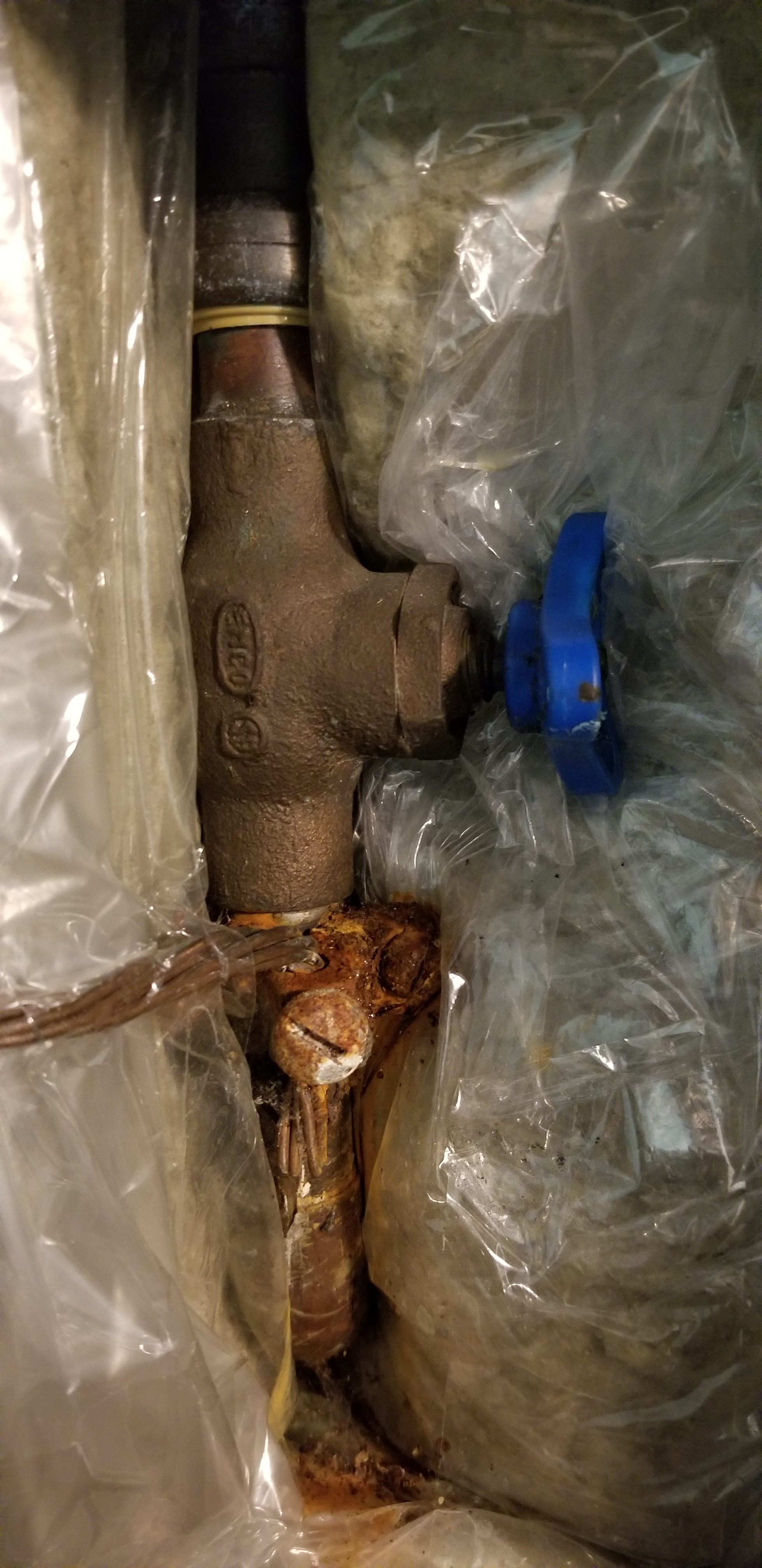 Main water shut off valve for house leaking, city water valve buried in