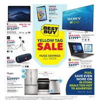 Best Buy - Weekly - Yellow Tag Sale Flyer