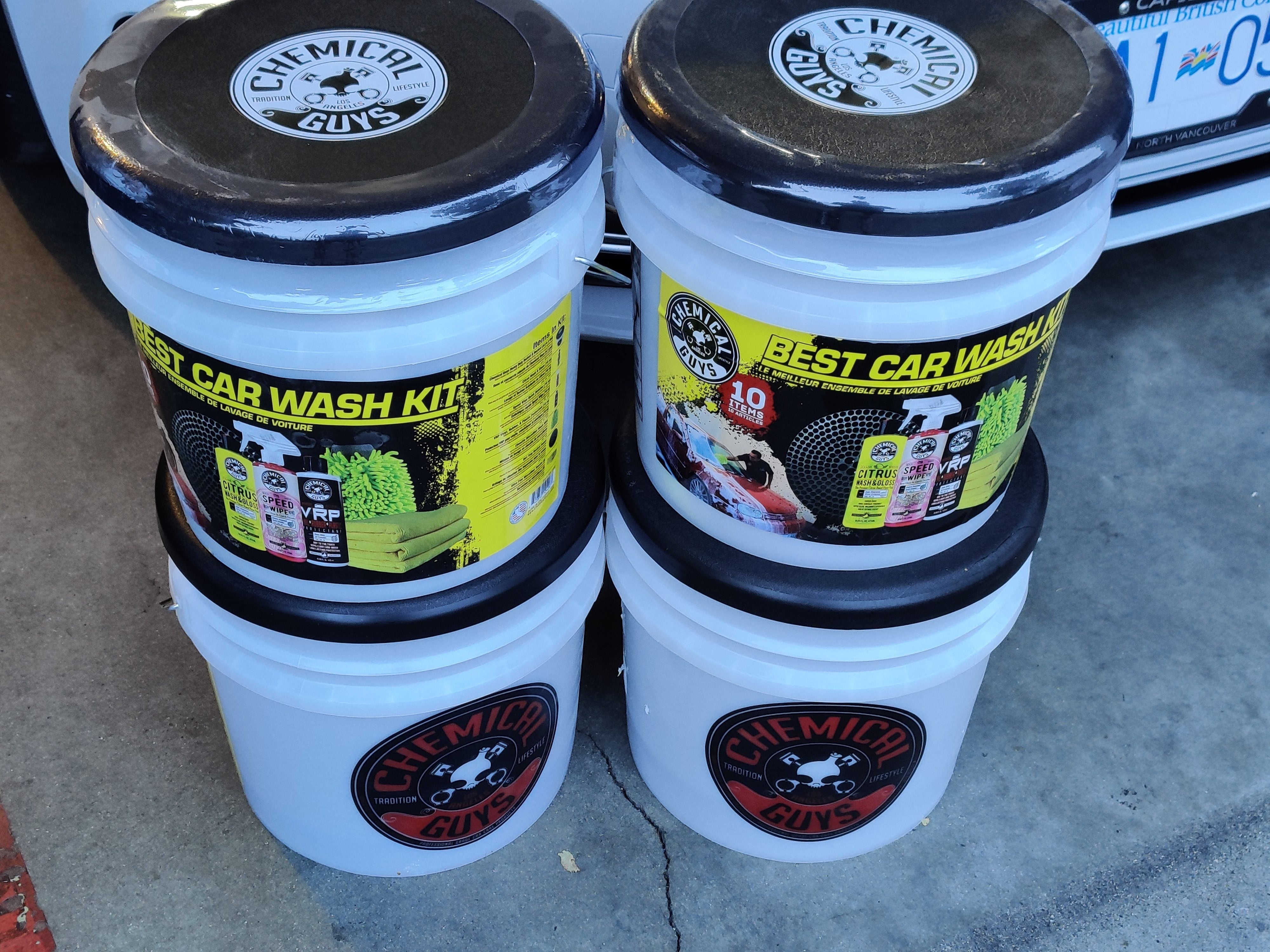 [Home Depot] Chemical Guys Best 10Piece Car Wash Bucket Kit 29.99
