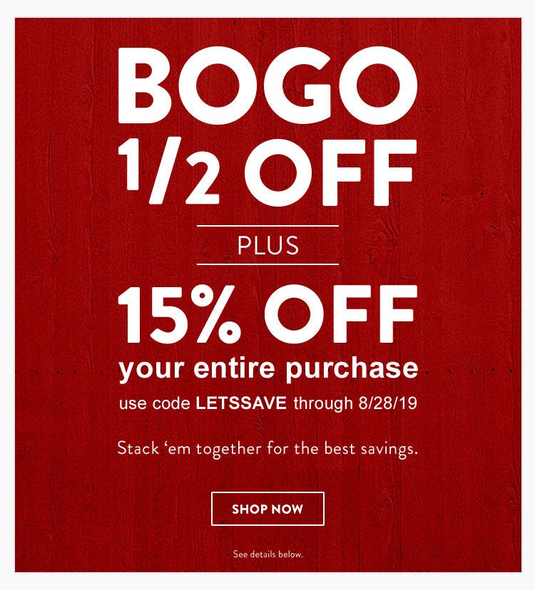 Famous clearance footwear bogo