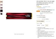 Amazon Canada ADATA XPG GAMMIX S11 Pro NVMe SSD 1TB - $170 all in