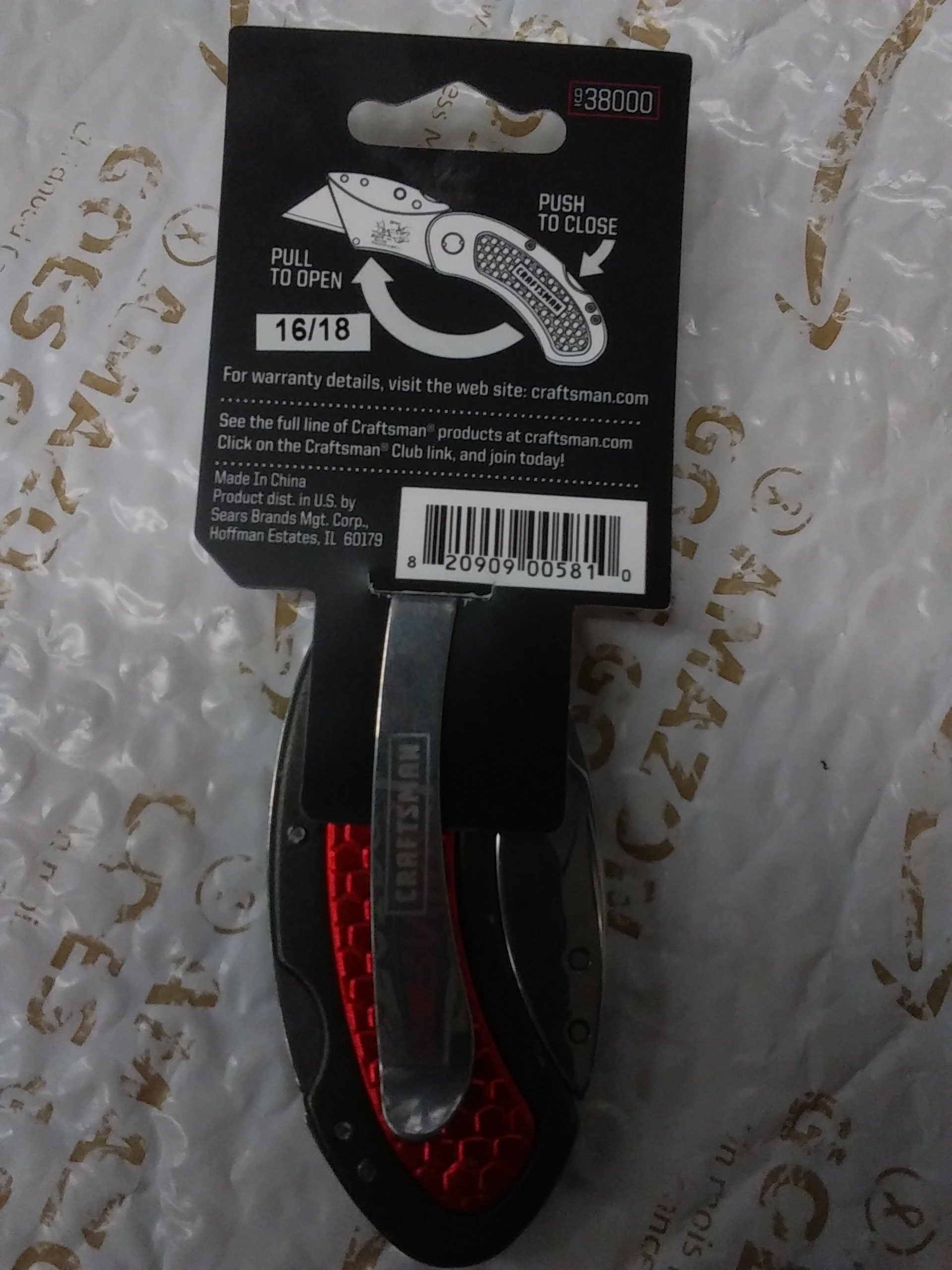 [Dollarama] Craftsman Utility Knife 4 *YMMV Dundas Sq. Dollarama