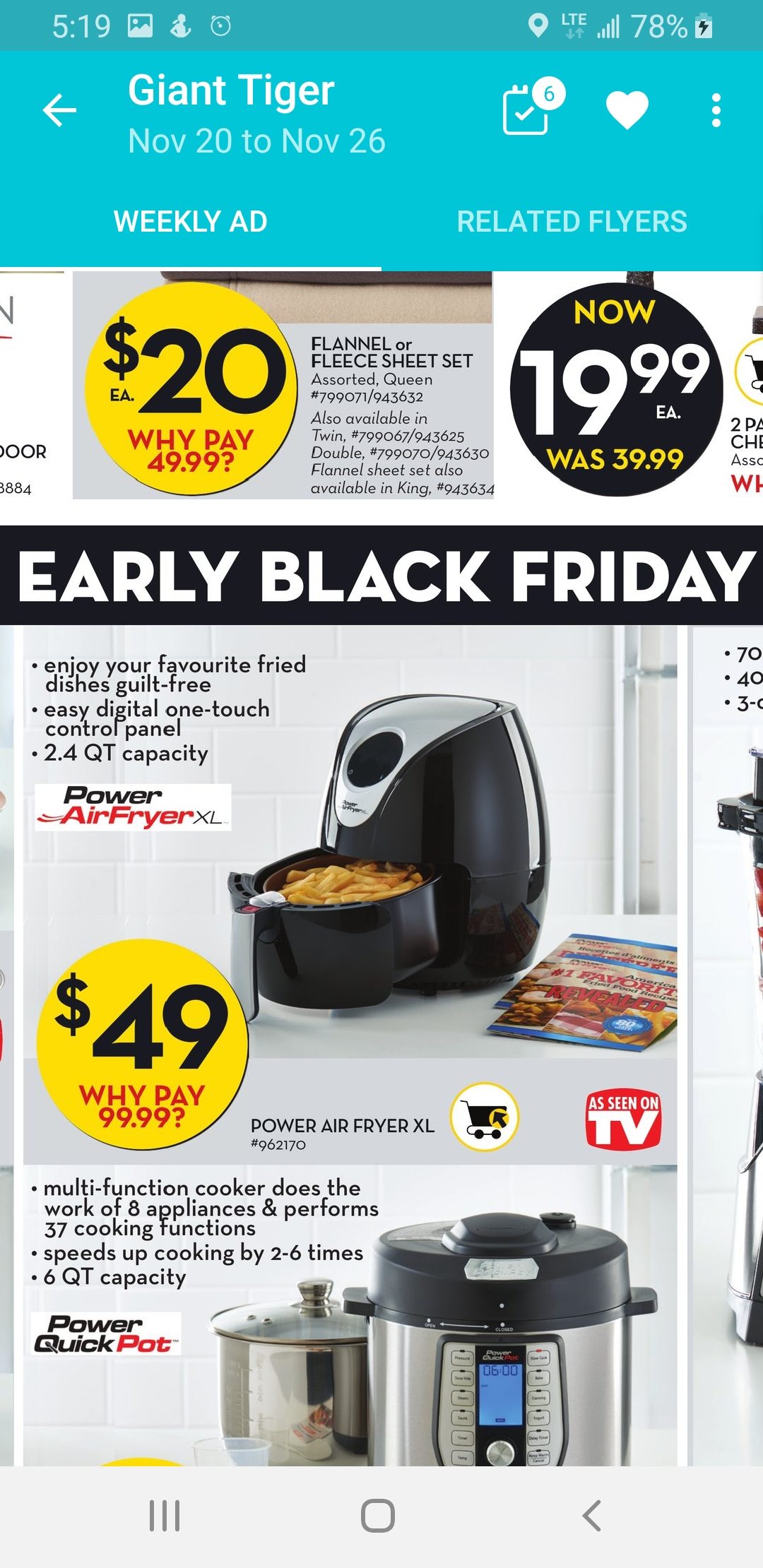 Walmart Canada Early Black Friday deals: T-Fal Air Fryer on sale