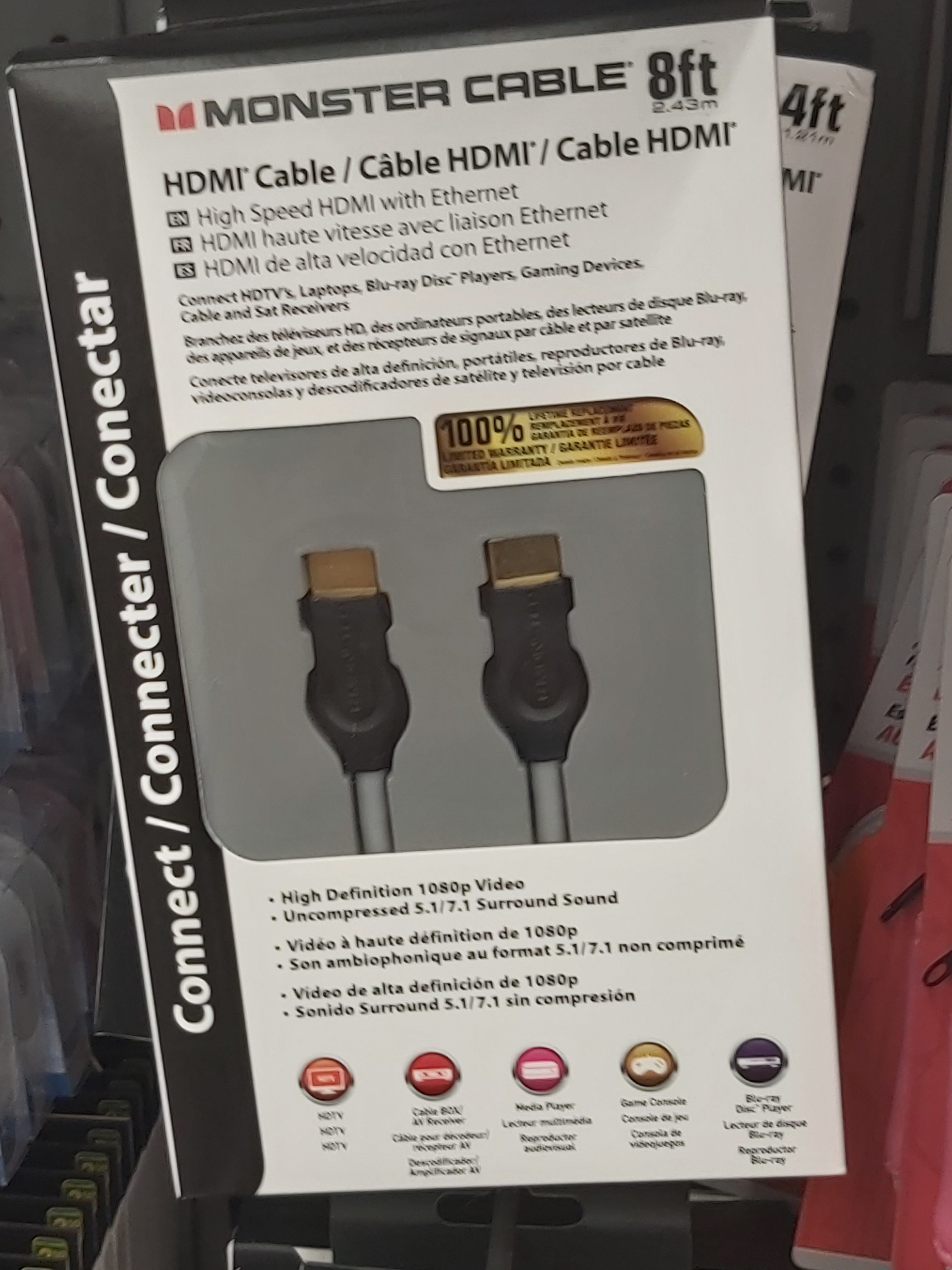 [Dollarama] Monster HDMI cables. Various models. YMMV Page 10