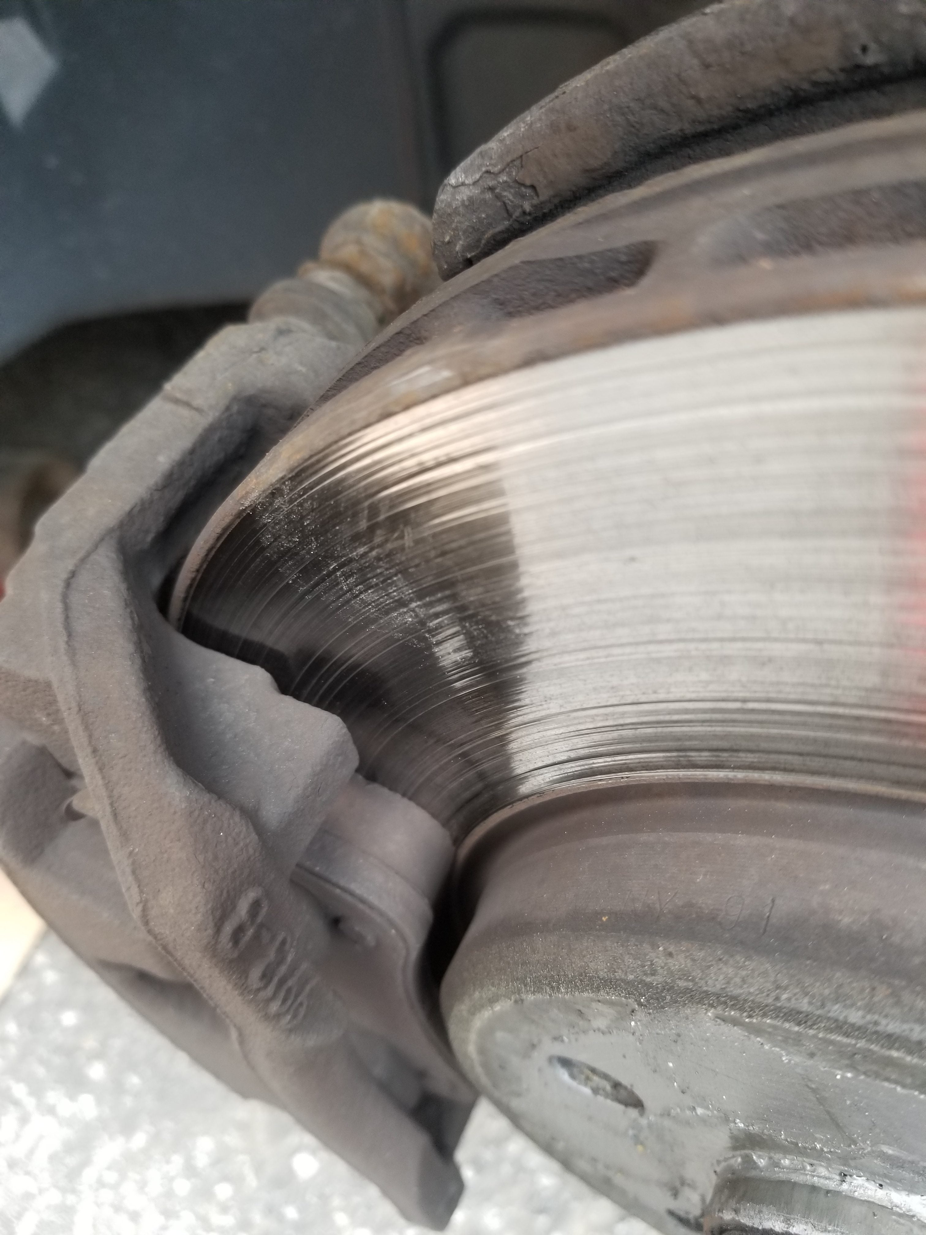 More brake dust on one wheel compared to opposite side? (same axle
