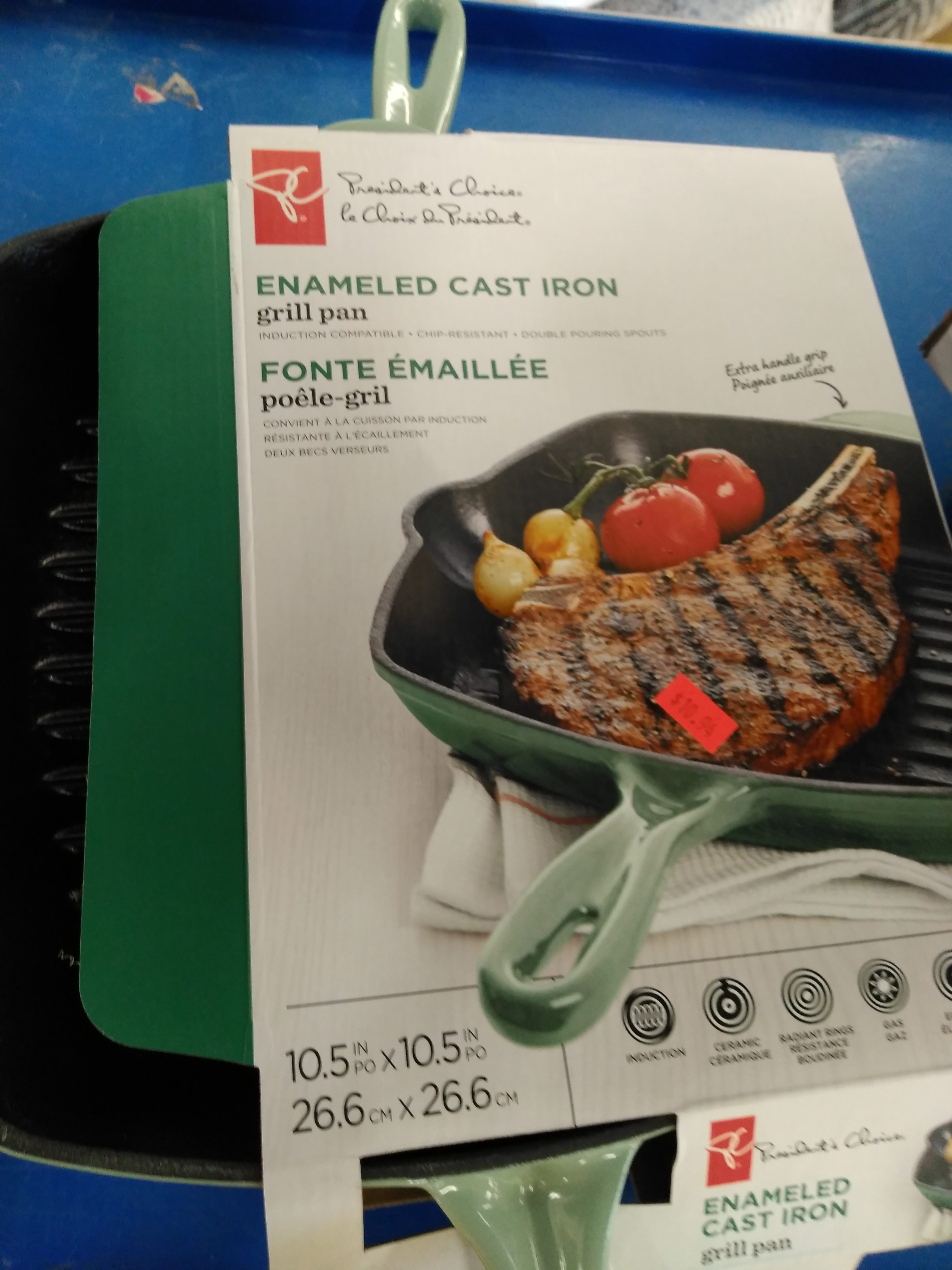 Real Canadian Superstore] RCSS PC Enamel Cast Iron Grill Pan $19.99 (YVR) -  RedFlagDeals.com Forums