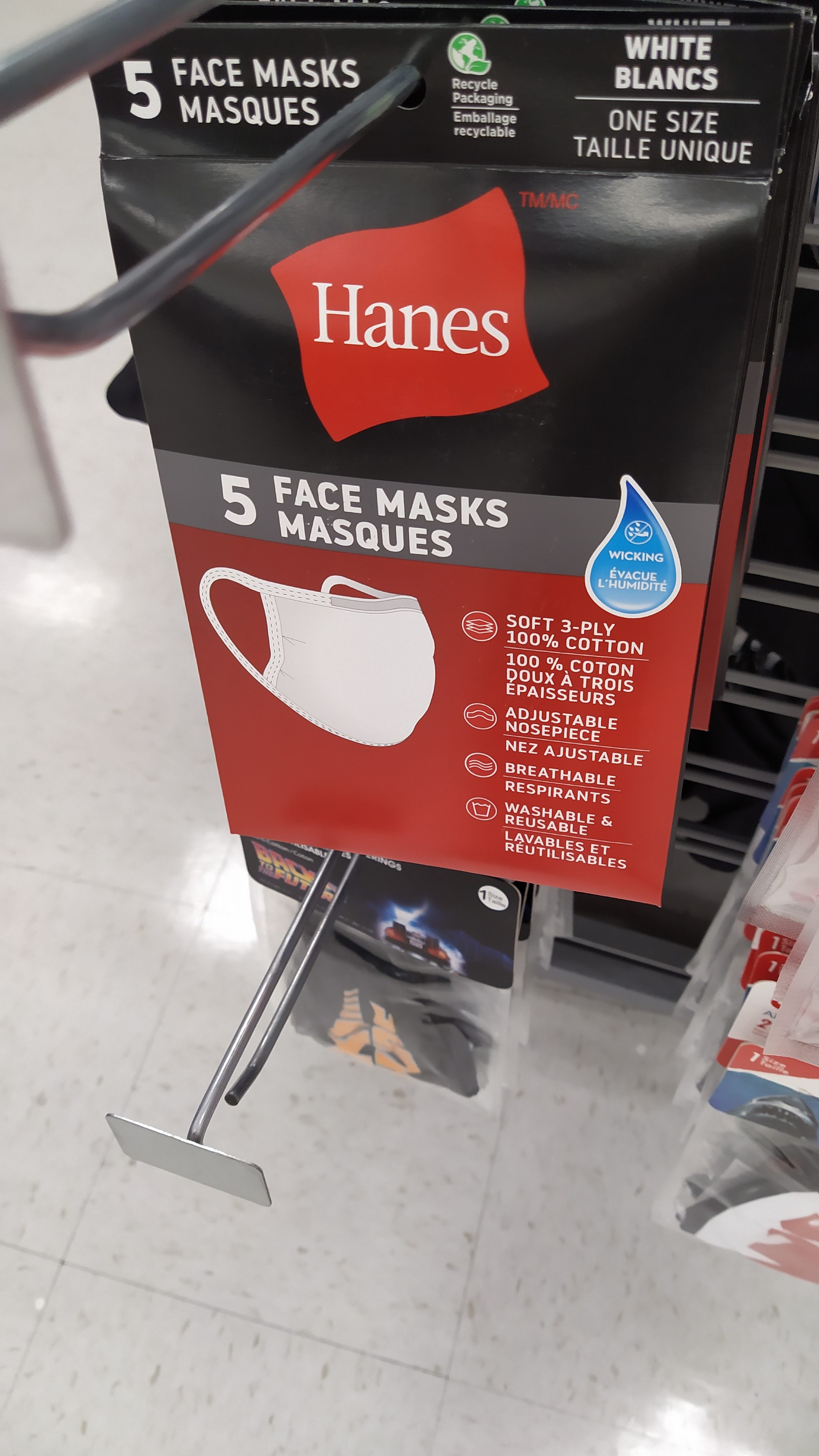 [Walmart] Hanes cloth 5 face masks for 12 Forums