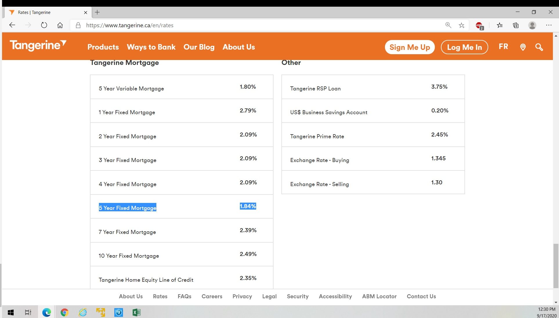 [Scotiabank] Scotiabank eHome new 345 year Mortgage Rates Page 12