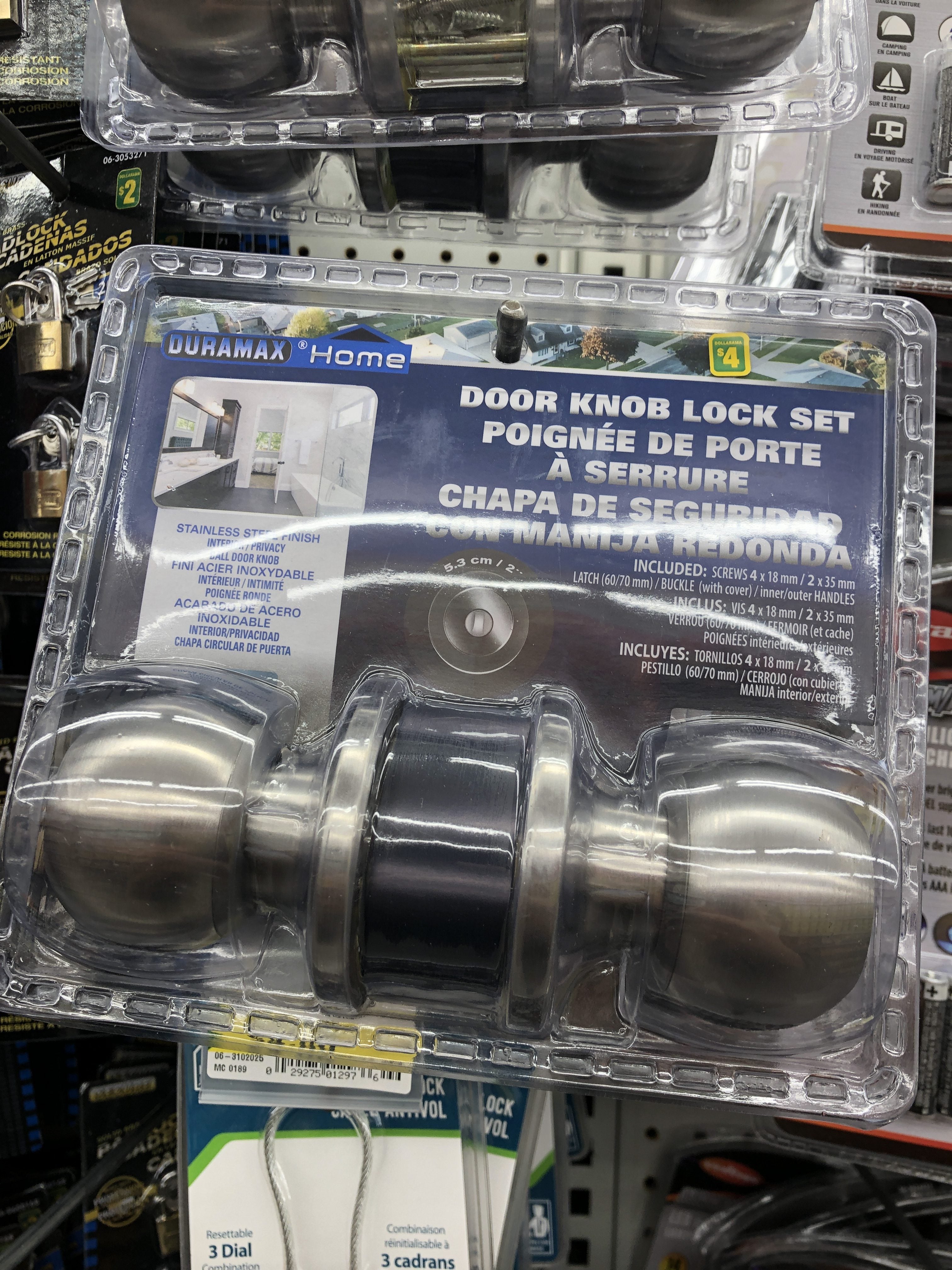 [Dollarama] 4 Door Knob Set / Food Chopper BPA FREE / USB CLIP LIGHT