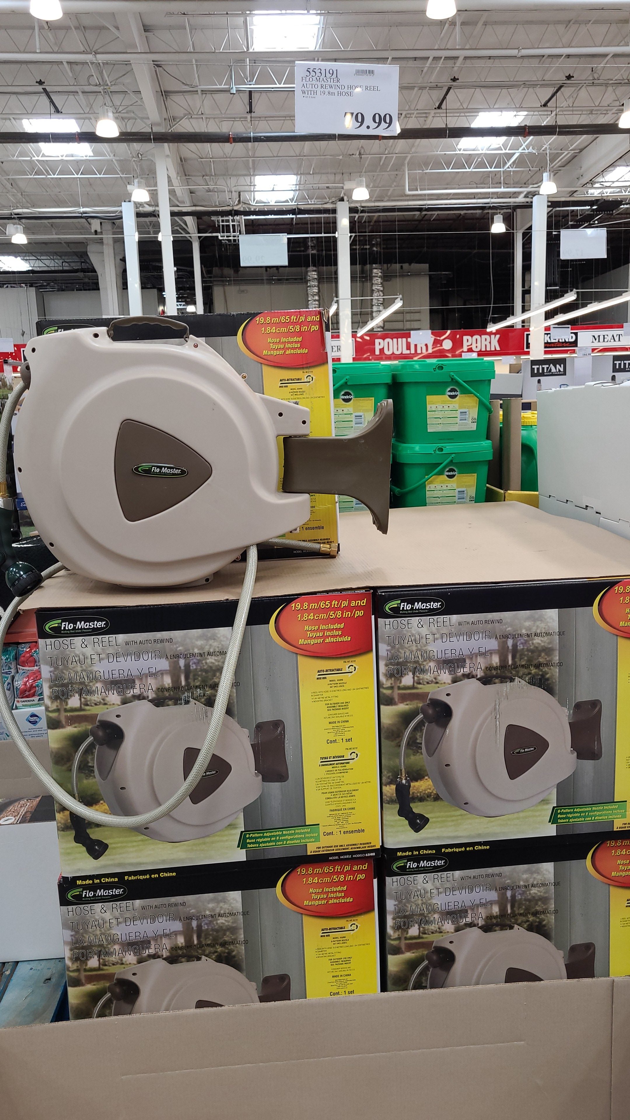 Costco sells this 100' Retractable Hose Reel for $149.99. This is the first  time I have seen an item li…
