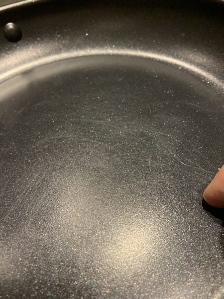 I've owned a pair of the oxo pans for almost two years now : r