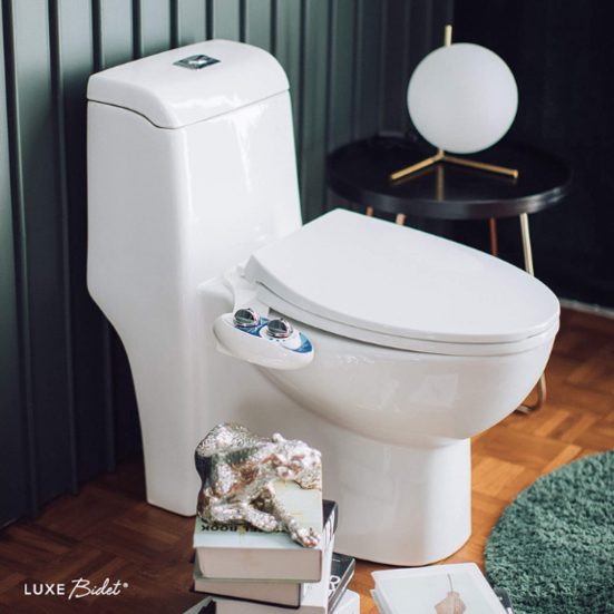 1. Editor's Pick: Luxe Bidet Neo 120 - Self Cleaning Nozzle - Fresh Water Non-Electric Mechanical Bidet Toilet Attachment