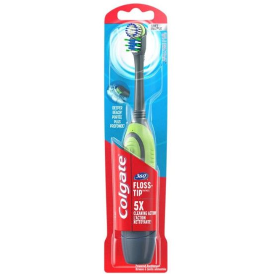 7. Sleeper Pick: Colgate 360 Floss-Tip Power Toothbrush