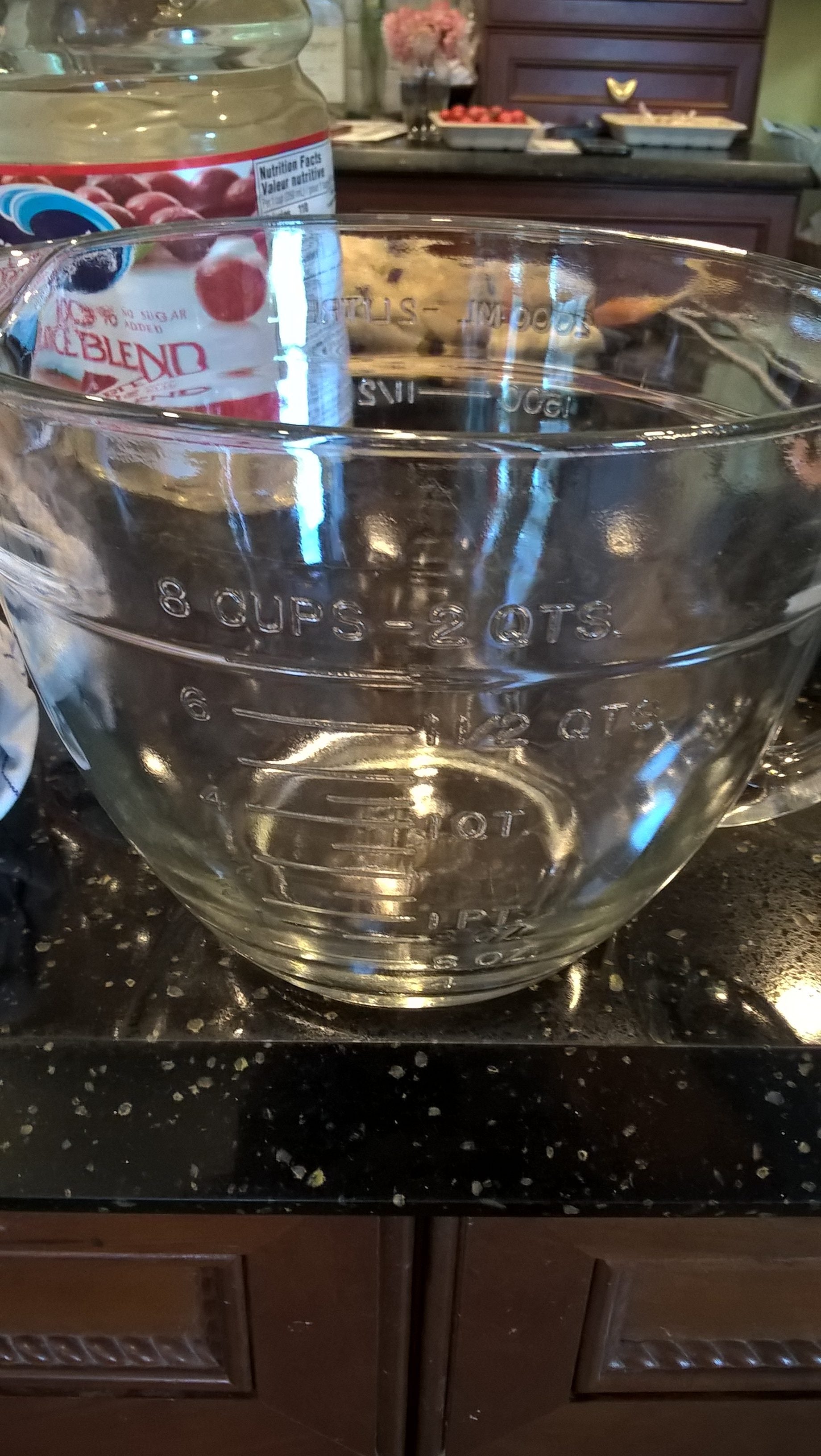 The Pampered Chef Measuring Cup Batter Bowl 2 Quart 2 Liter 