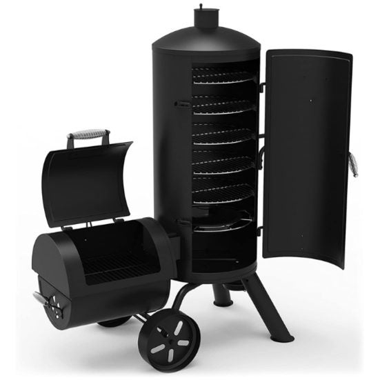 7. Best Large Capacity: Dyna-Glo Signature Series Vertical Offset Charcoal Smoker & Grill