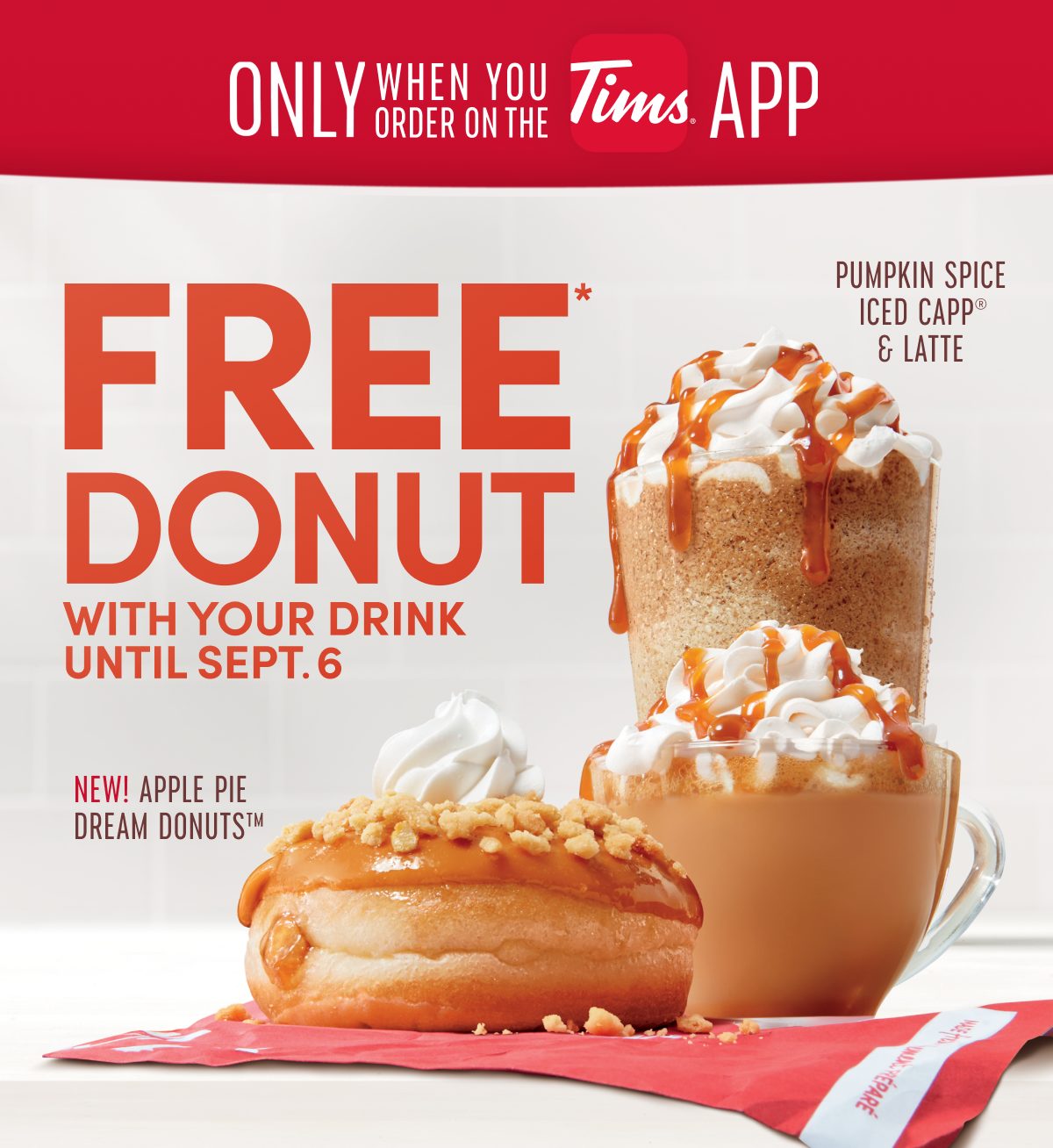 Tim Hortons to offer free coffee, doughnut to app users involved