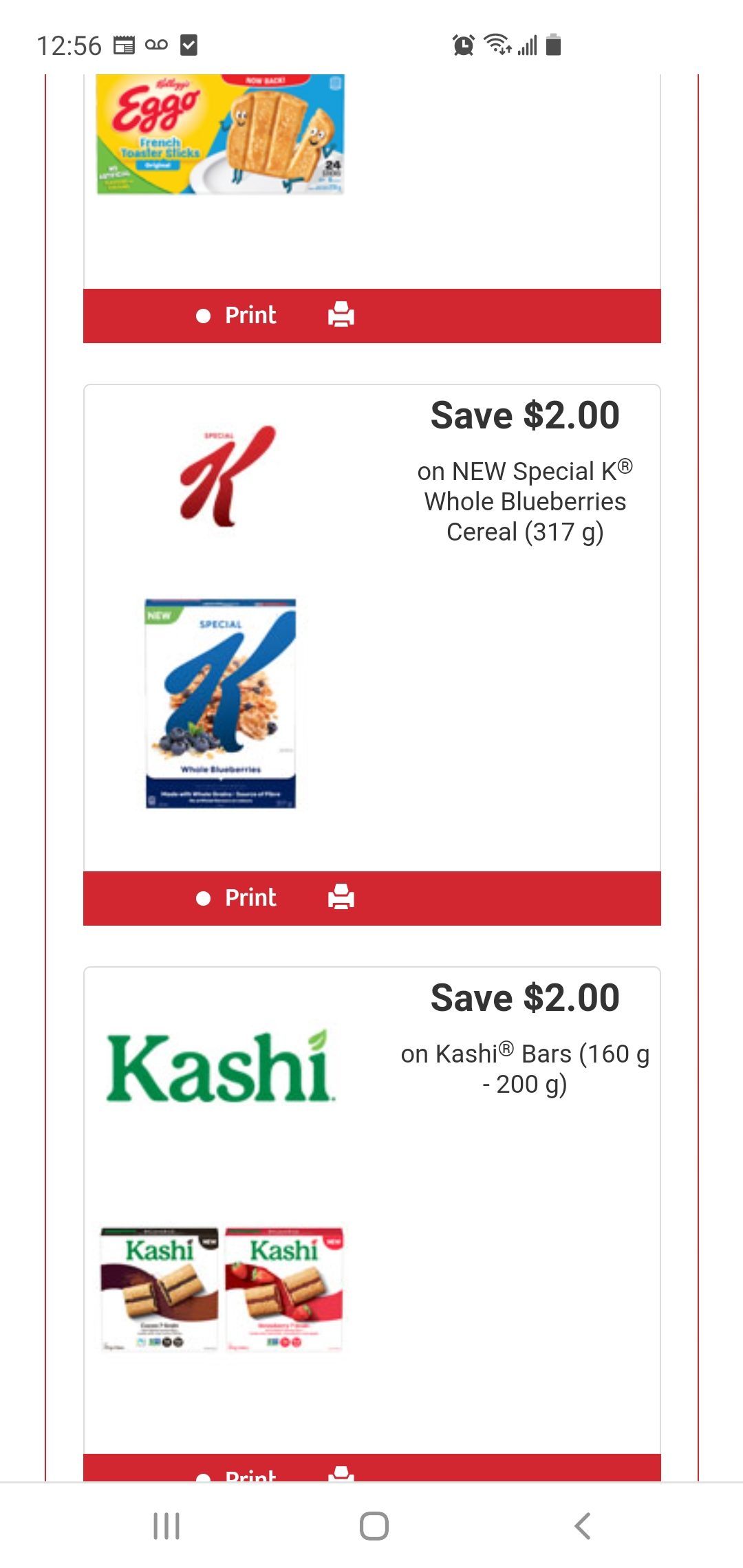 Drug Mart] Kellogg's Special K Whole Blueberries Cereal 0.74