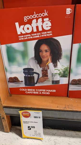 Goodcook Koffe 1.5L Cold Brew Coffee 