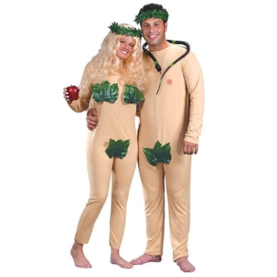 11. Best Couple’s Costume: Fun World Costumes Adam and Eve Costume