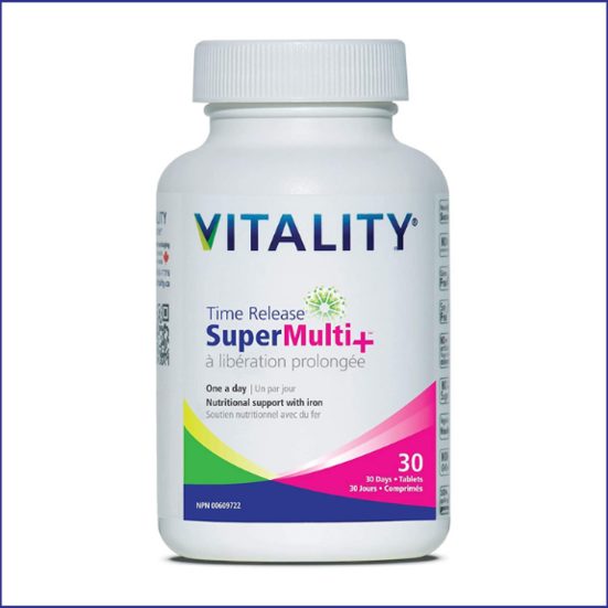 8. Best for Food Sensitivities: VITALITY Time Release Super Multi+