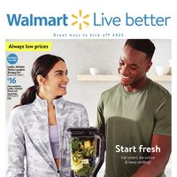 Walmart - Live Better Book - Start Fresh Flyer