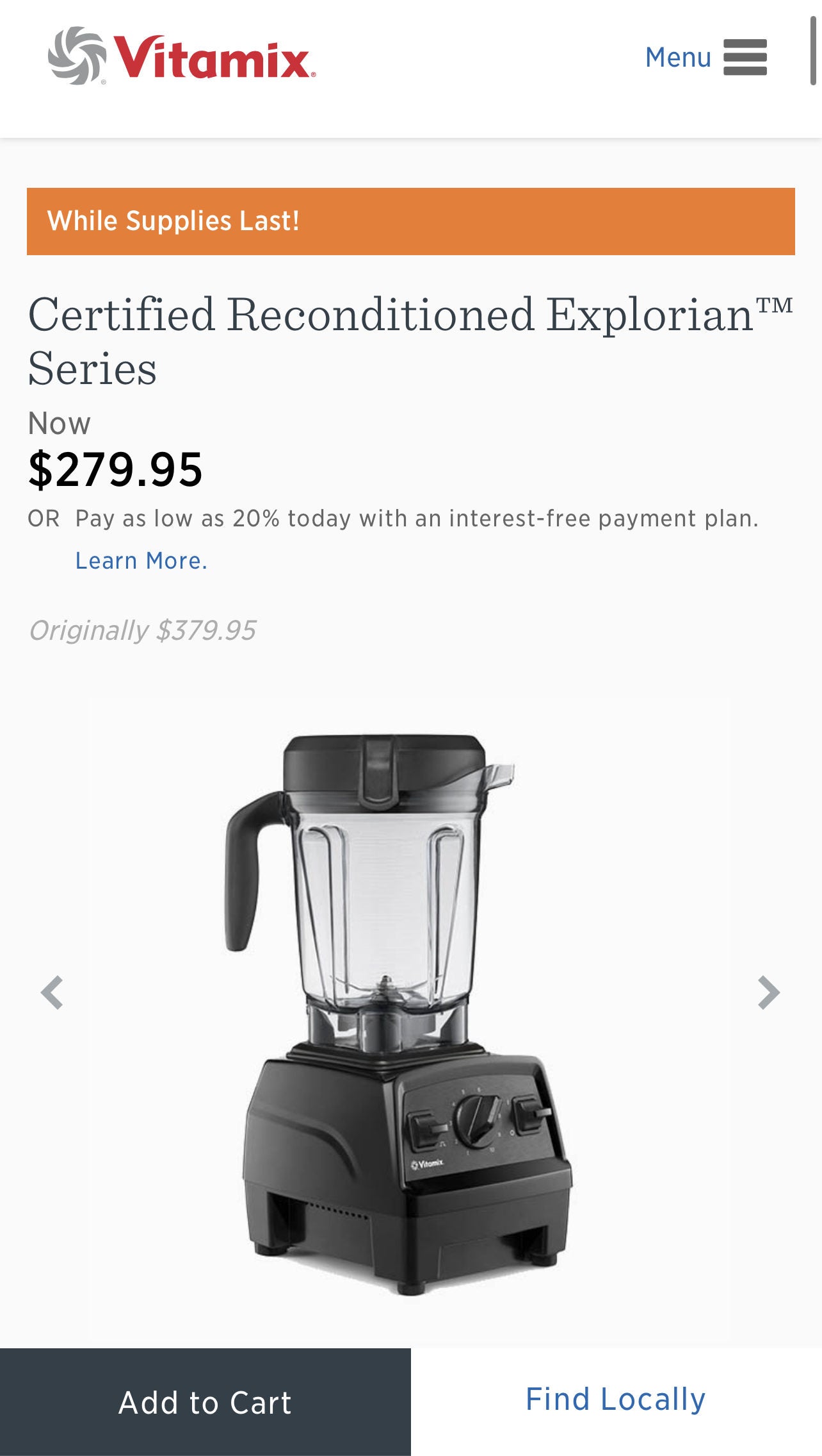 certified reconditioned explorian