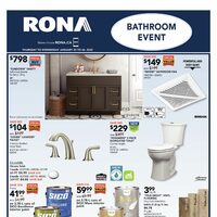 Rona - Weekly Deals - Bathroom Event Flyer