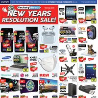 Factory Direct - New Year Resolution Blowout! Flyer