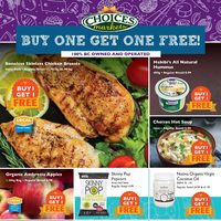 Choices Markets - Weekly Specials - Buy One, Get One Free Sale Flyer