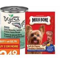 Purina Beyond Wet Dog Food, Milk-Bone or Snausages Dog Treats
