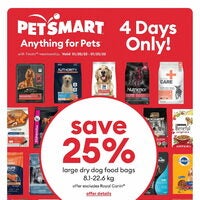 PetSmart - 4 Days Only! Flyer