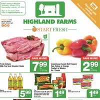 Highland Farms - Weekly Specials - Start Fresh Flyer