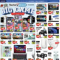 Factory Direct - Big Game Blowout Flyer