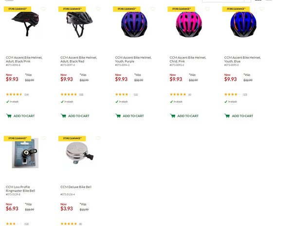 Ccm discount bike helmet