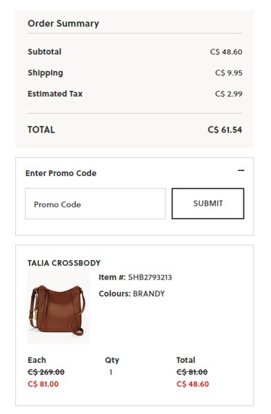 [Fossil] 40% off Spring Sale-Extra 50% off sale with code ...