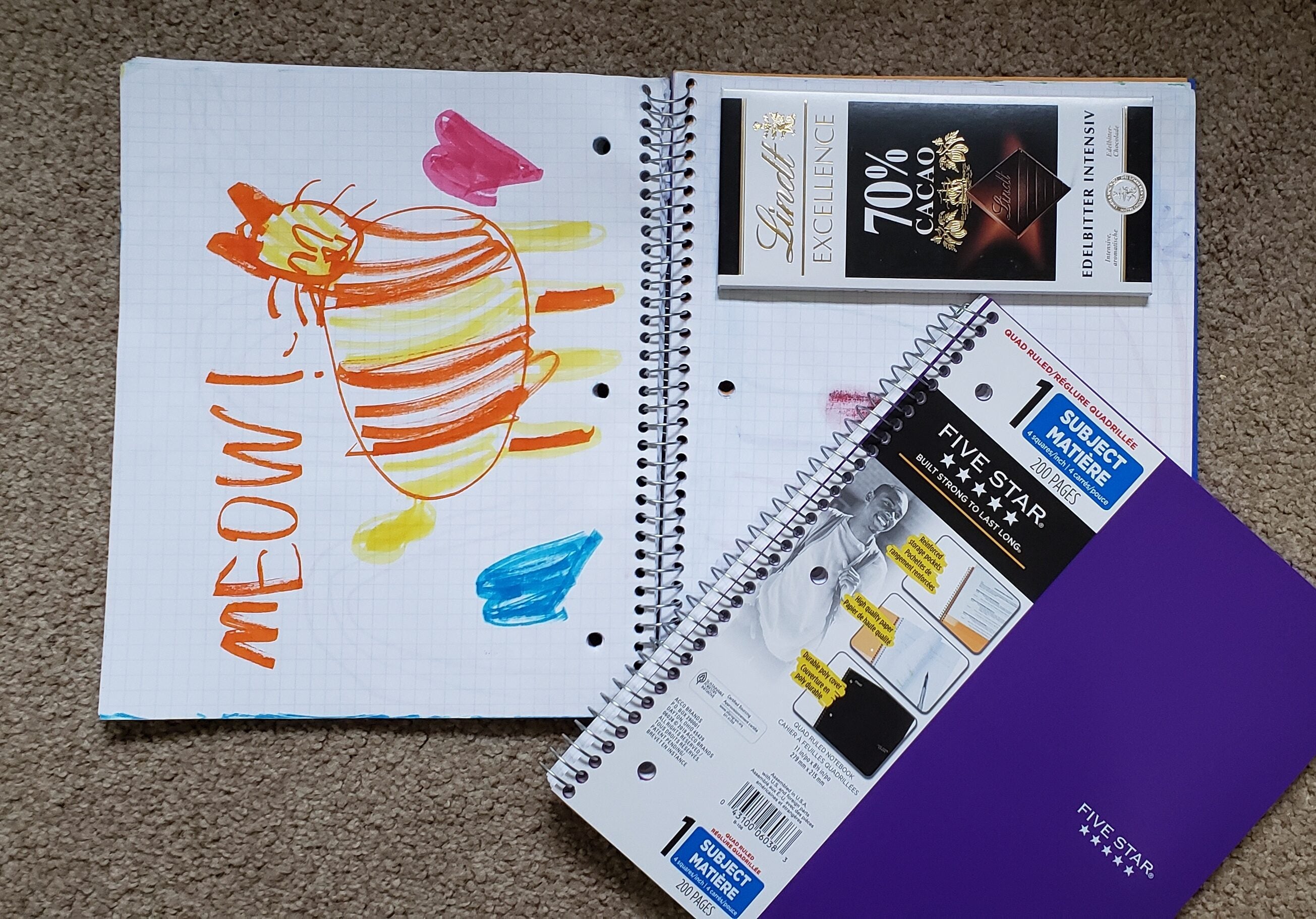 [Staples] Five Star Quad-Ruled Premium Notebook, 11