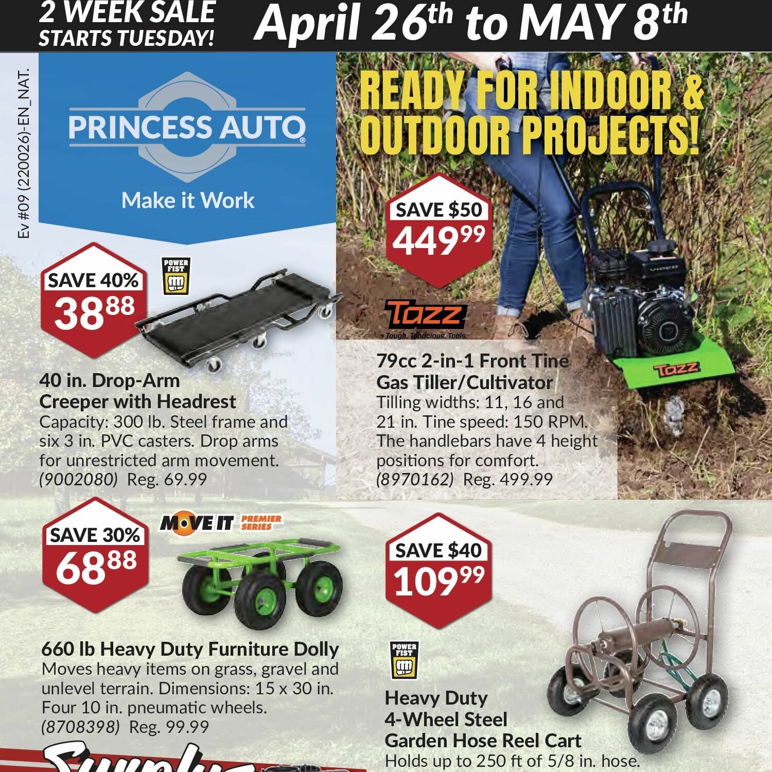Princess Auto Weekly Flyer - 2 Week Sale - Ready For Indoor