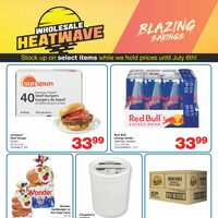 Wholesale Club - Wholesale Heatwave - Blazing Savings (West) Flyer