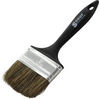 Flat Sash Bristle Paint Brushes - 3 In.