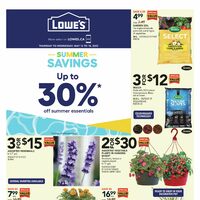 Lowe's - Weekly Deals - Summer Savings (BC) Flyer