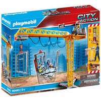 City Action Remote Control Crane With Building Section