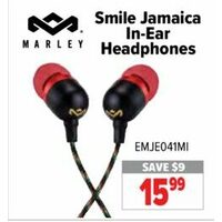 Marley Smile Jamaica In-Ear Headphones