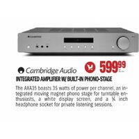 Cambridge Audio Integrated Amplifier W/Built-in Phono-Stage
