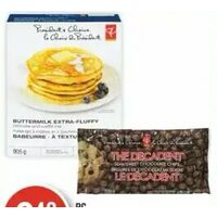 PC the Decadent Chocolate Chips or Buttermilk Pancake Mix